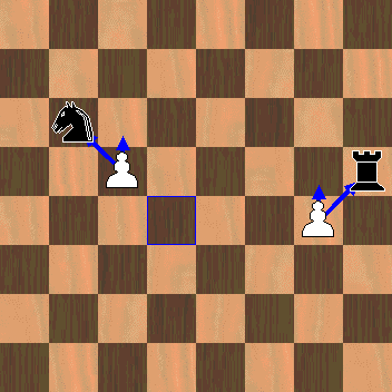 In chess, can a piece move into a square and checkmate the enemy