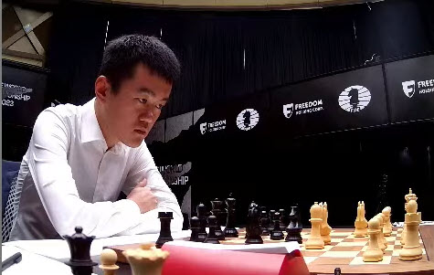 Ian Nepomniachtchi vs Ding Liren, GAME 7, FIDE World Chess Championship  2023