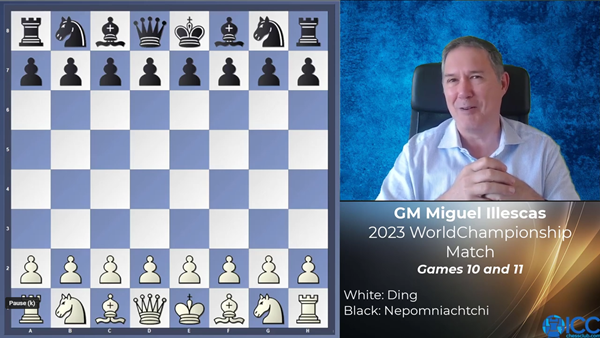 GM Miguel Illescas analyzes Games 10 and 11 of the 2023 World Chess Championship Match